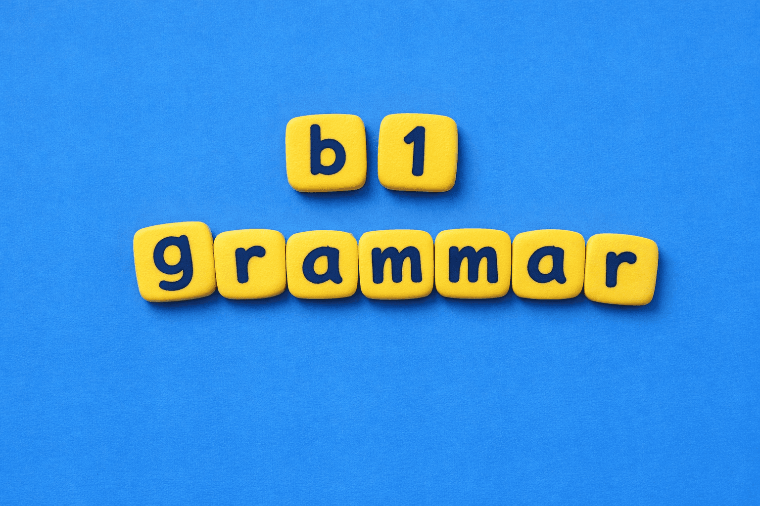 B1 Pre-Intermediate grammar topics