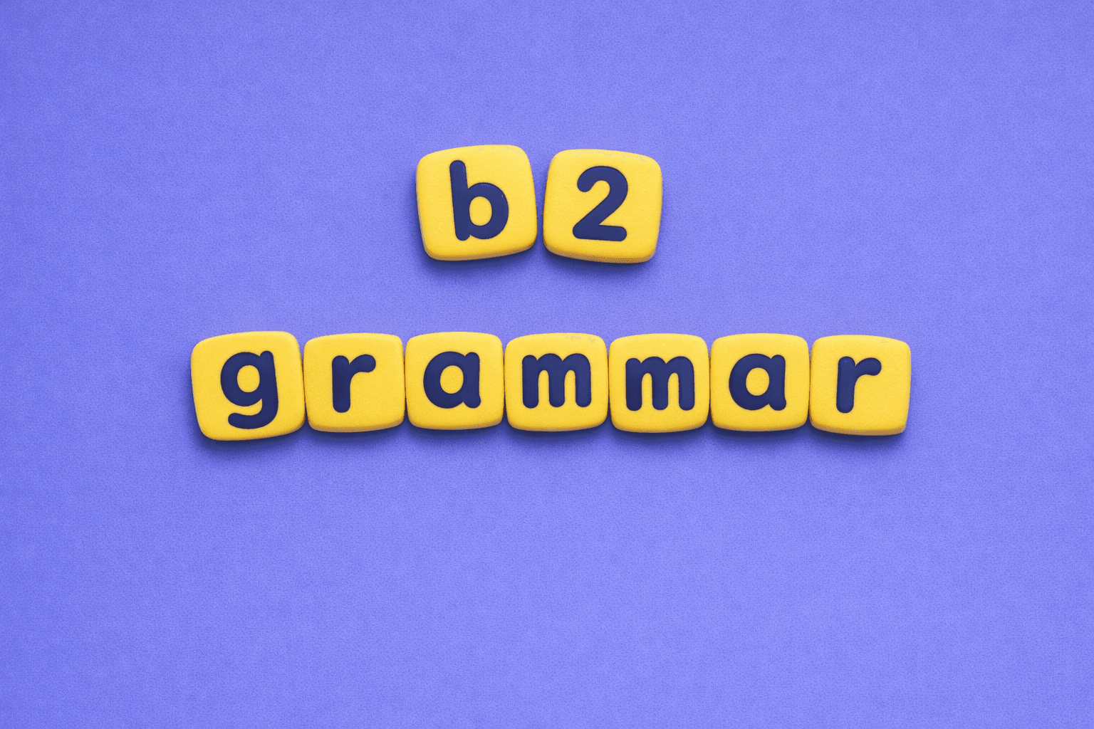 B2 Intermediate grammar topics